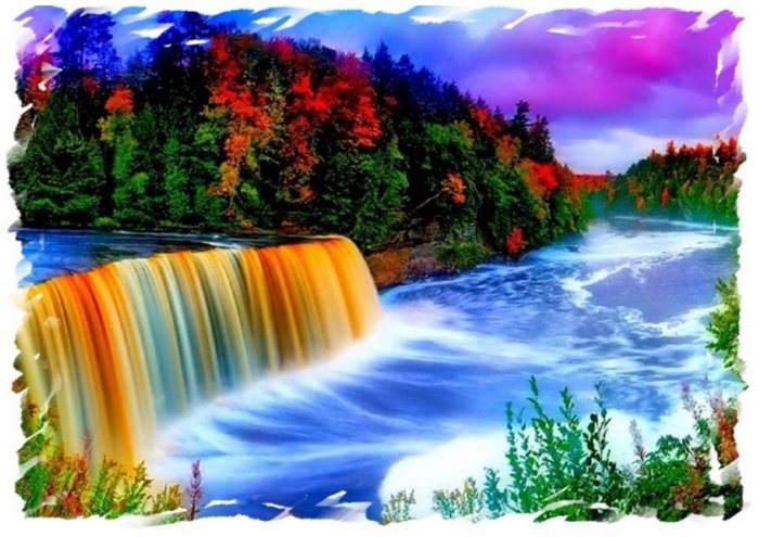 Waterfall Art